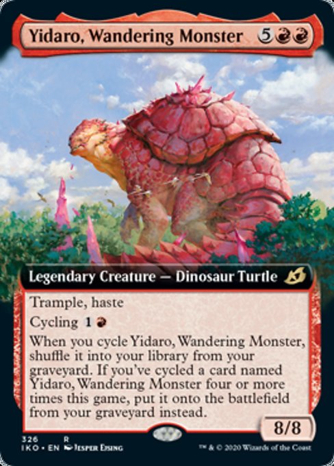 Yidaro Wandering Monster (Extended Art) (Ikoria: Lair of Behemoths) Near Mint Foil