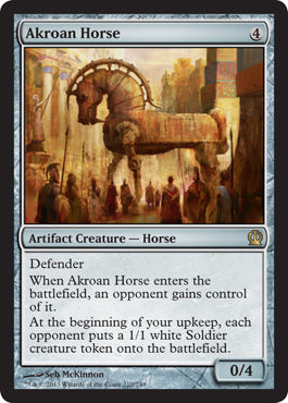 Akroan Horse (Theros) Medium Play Foil