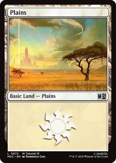 Plains (0872) (Commander: Marvel Super Heroes) Near Mint