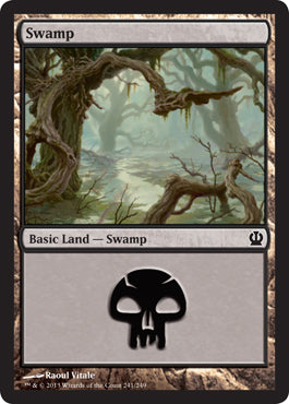 Swamp (241) (Theros) Medium Play