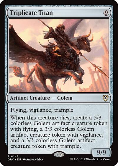 Triplicate Titan (Commander: Aetherdrift) Light Play