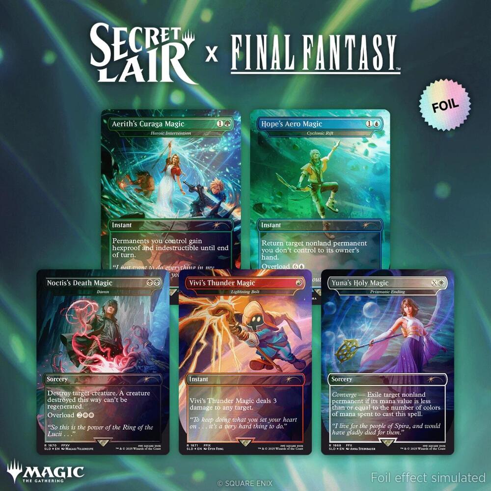 Secret Lair Drop x Final Fantasy: Grimoire - Rainbow Foil