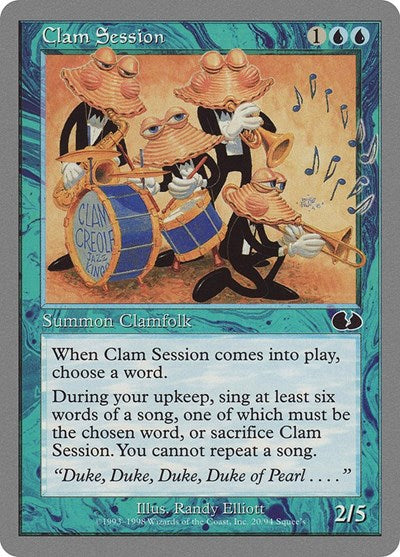 Clam Session (Unglued) Medium Play