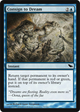 Consign to Dream (Shadowmoor) Medium Play Foil