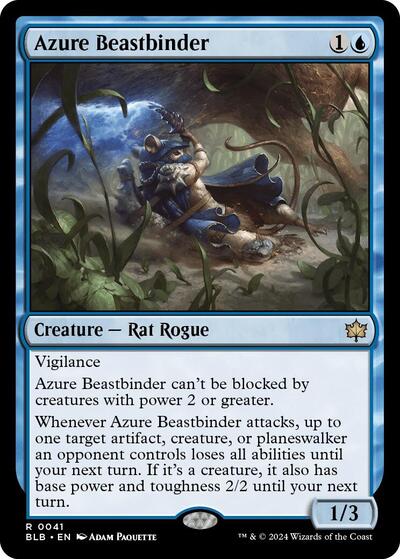 Azure Beastbinder (Bloomburrow) Light Play