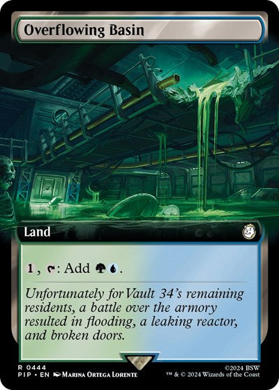 Overflowing Basin (Extended Art) (Universes Beyond: Fallout) Near Mint Foil