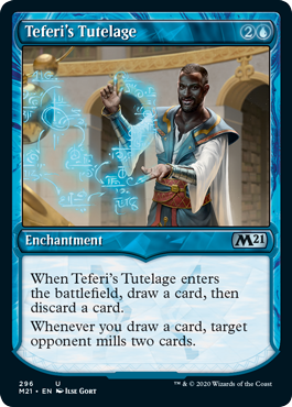 Teferi's Tutelage (Showcase) (Magic 2021 Core Set) Light Play
