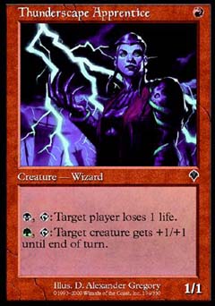 Thunderscape Apprentice (Invasion) Medium Play