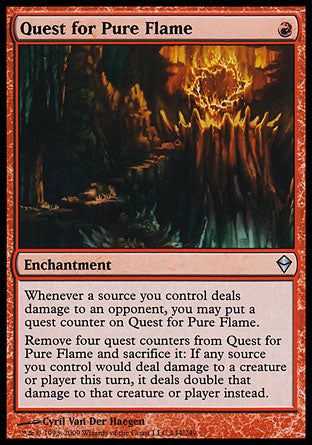 Quest for Pure Flame (Zendikar) Near Mint