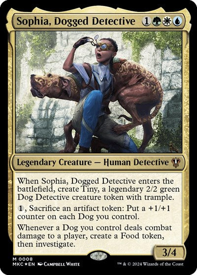Sophia, Dogged Detective (Commander: Murders at Karlov Manor) Near Mint Foil