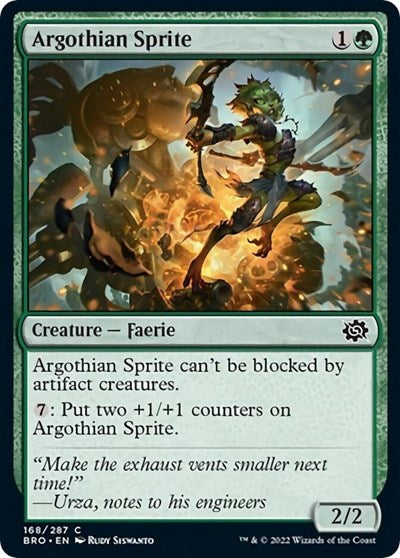 Argothian Sprite (The Brothers' War) Light Play