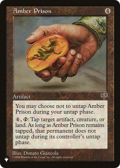 Amber Prison (The List) Light Play