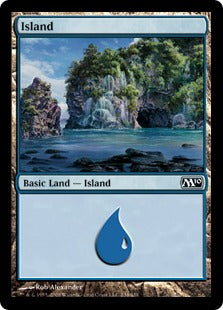 Island (234) (Magic 2010 Core Set) Medium Play