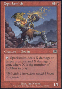 Sparksmith (Onslaught) Medium Play Foil