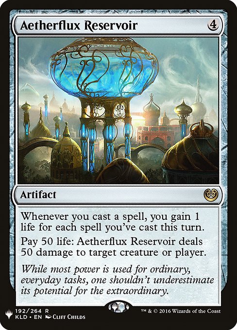 Aetherflux Reservoir (Mystery Booster) Damaged / Poor