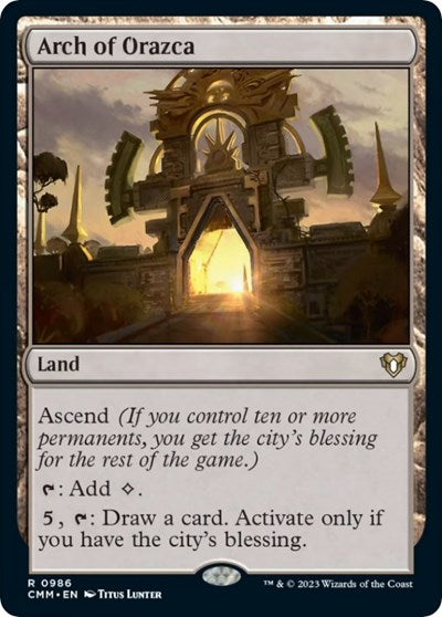 Arch of Orazca (Commander Masters) Light Play