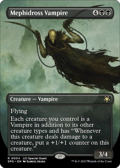 Mephidross Vampire (Borderless) (Special Guests) Near Mint