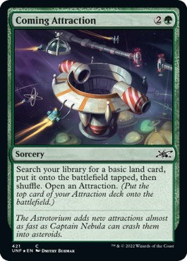 Coming Attraction (Galaxy Foil) (Unfinity) Near Mint Foil