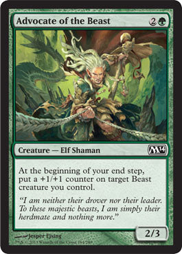 Advocate of the Beast (Magic 2014 Core Set) Medium Play