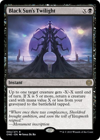 Black Sun's Twilight (Phyrexia: All Will Be One) Near Mint Foil