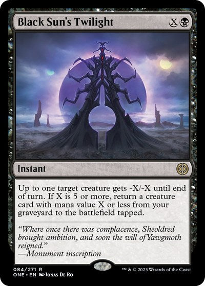 Black Sun's Twilight (Phyrexia: All Will Be One) Near Mint