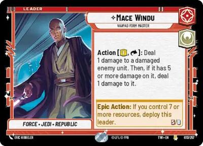 Mace Windu Vaapad Form Master (Twilight of the Republic) Near Mint