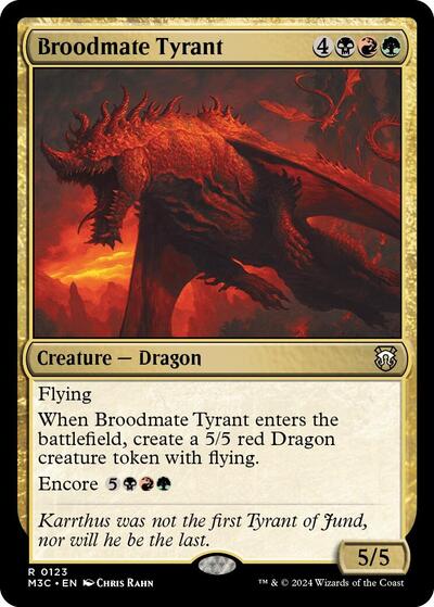 Broodmate Tyrant|3|0|0.00