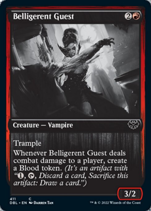 Belligerent Guest (Innistrad: Double Feature) Light Play Foil
