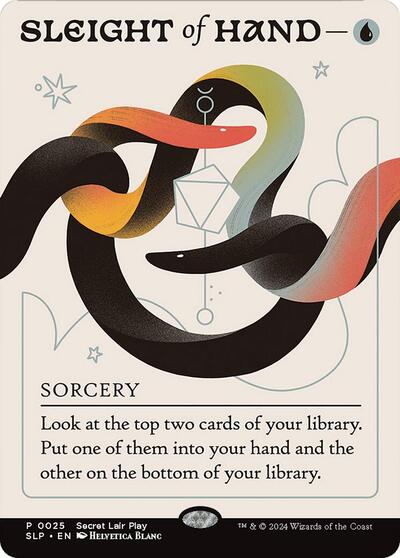 Sleight of Hand (Promos: Pro Tour) Light Play Foil