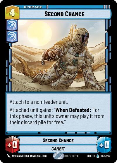 Second Chance (Shadows of the Galaxy) Near Mint Foil