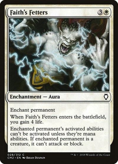 Faith's Fetters (Commander Anthology Volume II) Light Play