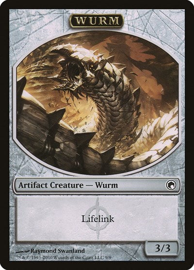 Wurm Token (9) (Scars of Mirrodin) Light Play