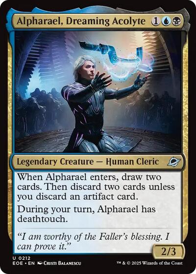 Alpharael, Dreaming Acolyte (Edge of Eternities) Light Play Foil