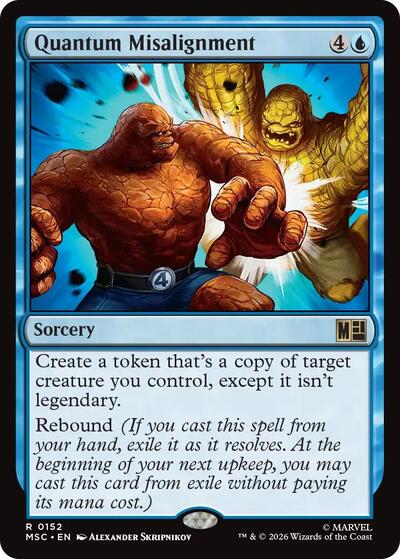 Quantum Misalignment (Surge Foil) (Commander: Marvel Super Heroes) Light Play Foil