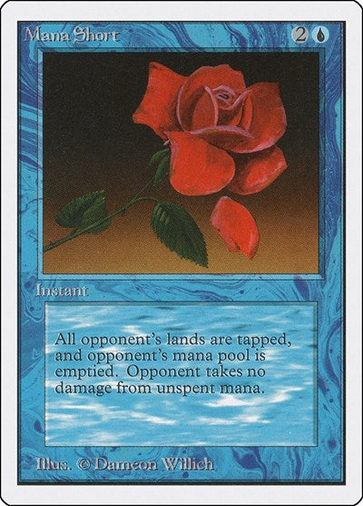 Mana Short (Unlimited) Damaged / Poor