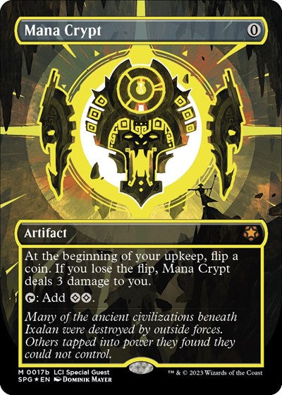 Mana Crypt (0017b) (Borderless) (Special Guests) Near Mint Foil
