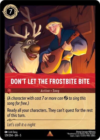 Don't Let the Frostbite Bite (Shimmering Skies) Near Mint