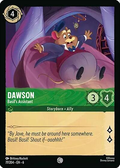 Dawson - Basil's Assistant (Azurite Sea) Near Mint Cold Foil