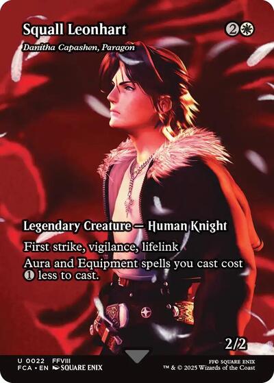 Squall Leonhart - Danitha Capashen, Paragon (Showcase) (Universes Beyond: FINAL FANTASY: Through the Ages) Near Mint