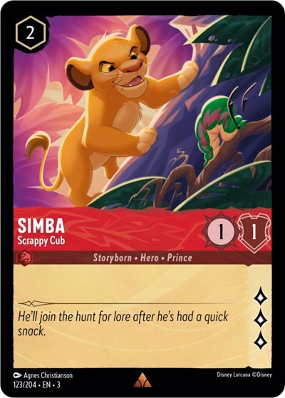 Simba - Scrappy Cub (Into the Inklands) Near Mint