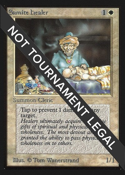 Samite Healer (IE) (International Edition) Near Mint