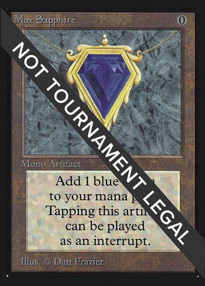 Mox Sapphire (CE) (Collector's Edition) Light Play