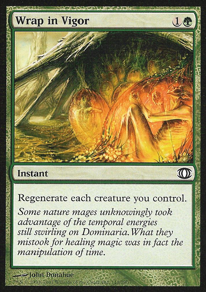 Wrap in Vigor (Futuresight) Damaged / Poor Foil