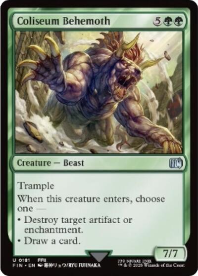 Coliseum Behemoth (Universes Beyond: FINAL FANTASY) Near Mint