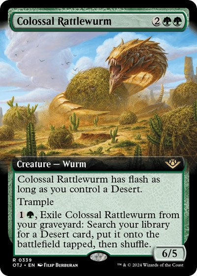 Colossal Rattlewurm  Extended Art|1|0|0.00