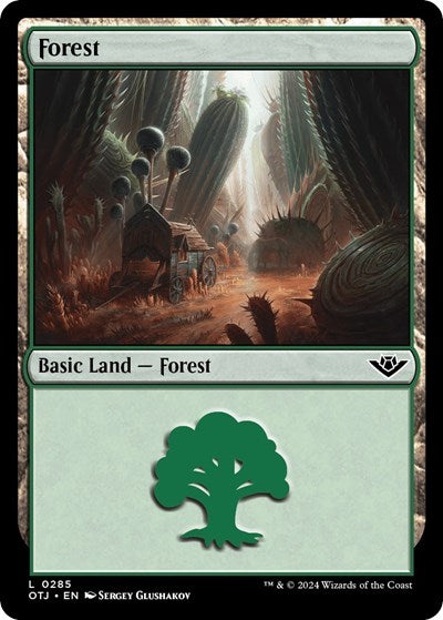 Forest (0285) (Outlaws of Thunder Junction) Light Play