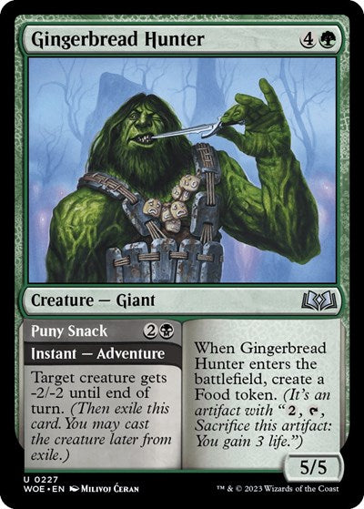 Gingerbread Hunter (Wilds of Eldraine) Light Play Foil