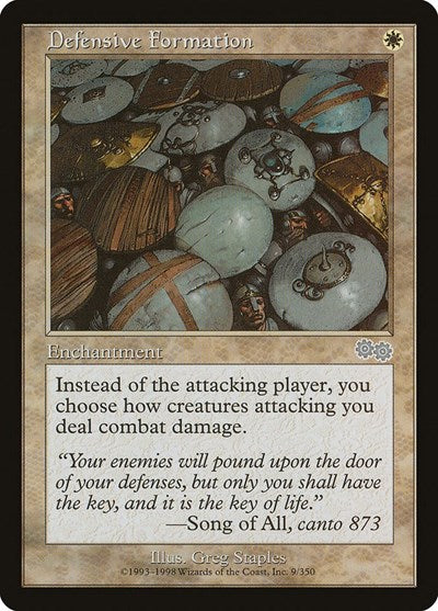 Defensive Formation (Urza's Saga) Medium Play