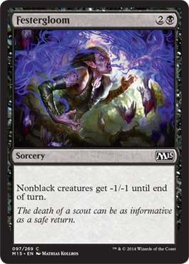 Festergloom (Magic 2015 Core Set) Medium Play