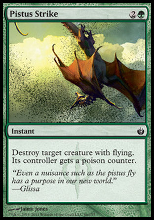 Pistus Strike (Mirrodin Besieged) Medium Play Foil